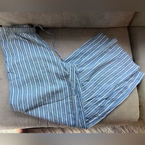 A New Day Blue and White Striped Garment